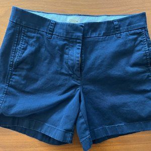 J. Crew: 5" Chino Short - Navy Blue
